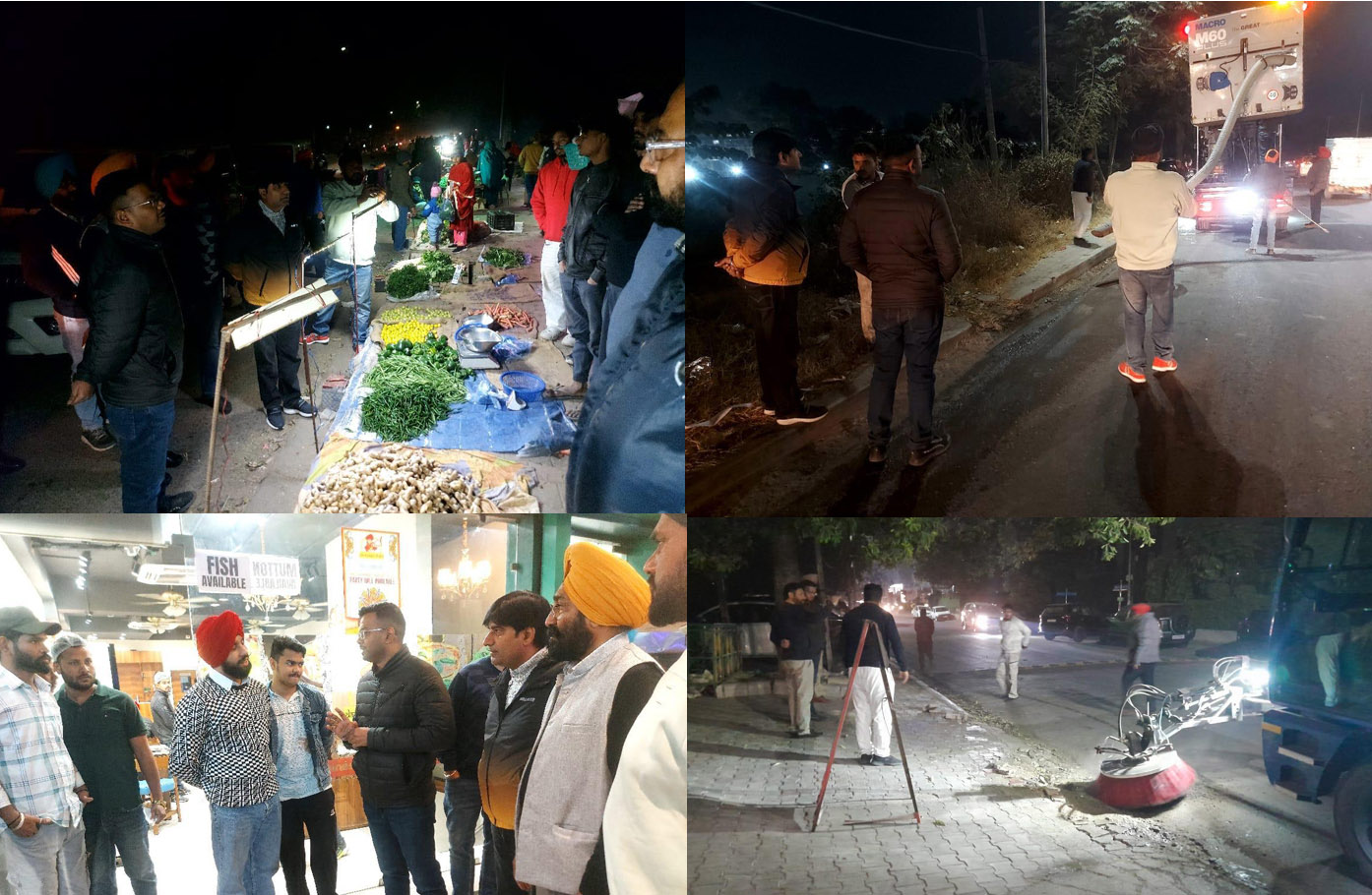 ਨਗਰ ਨਿਗਮ ਕਮਿਸ਼ਨਰ ਟੀ ਬੈਨਿਥ ਵੱਲੋਂ ਆਰਜ਼ੀ ਨਾਜਾਇਜ਼ ਕਬਜ਼ਿਆਂ, ਸਟ੍ਰੀਟ ਲਾਈਟਾਂ ਅਤੇ ਮਕੈਨੀਕਲ ਸਫ਼ਾਈ ਦੀ ਜਾਂਚ